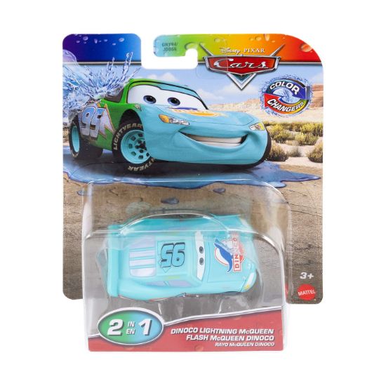 Picture of Mattel Disney Cars: Color Changers – Dinoco Lightning McQueen Vehicle (JKP76)