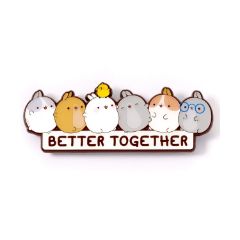Picture of Carat Shop Molang - Better Together Pin Badge (MLPB0130)