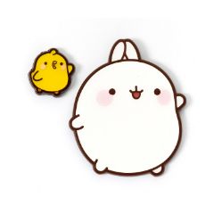 Picture of Carat Shop Molang - Molang and Piu Piu Pin Badge (MLPB0128)