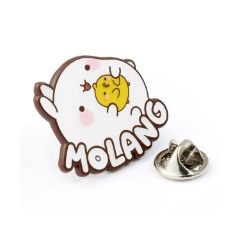Picture of Carat Shop Molang - Molang and Piu Piu Logo Pin Badge (MLPB0129)