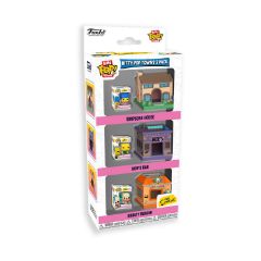 Picture of Funko Bitty Pop! 3-Pack Towns: The Simpsons - Simpsons House, Moe's Bar, Krusty Burger Vinyl Figures