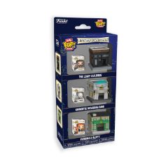 Picture of Funko Bitty Pop! 3-Pack Towns: Harry Potter - The Leaky Cauldron, Gringotts' Wizarding Bank, Flourish & Blotts Vinyl Figures