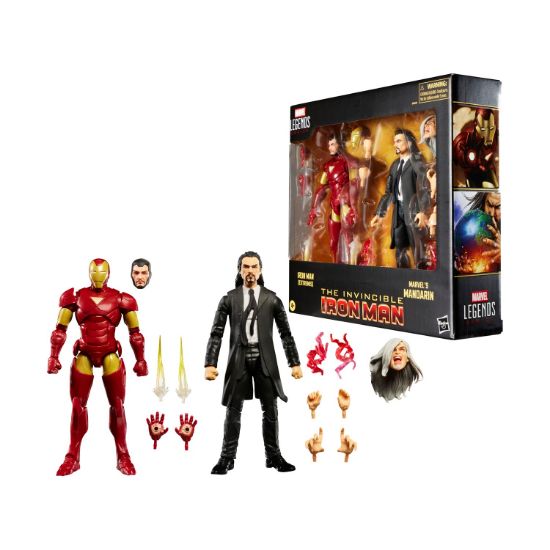Picture of Hasbro Marvel Legends Series: The Invincible Iron Man - Iron Man (Extremis) & Marvel's Mandarin Action Figures (G0629)