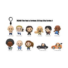 Picture of Monogram: Fast & Furious 25th Anniversary (Series 1) (Blind Bag/Random) 3D Foam Bag Clips Figures (76340)