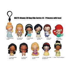 Picture of Monogram Disney: Princess with Food (Series 44) (Blind Bag/Random) 3D Foam Bag Clips Figures (86275)