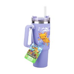 Picture of Paladone: Minecraft - Purple Multiway Insulated Travel Cup Straw (900ml) (PP14948MCF)