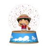 Picture of Funko Mini Snow Globes: One Piece - Monkey D. Luffy Vinyl Figure Glitter Globes