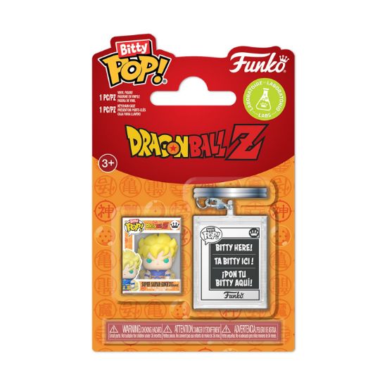 Picture of Funko Bitty Pop! & Accessories: Dragon Ball Z - Super Saiyan Goku Vinyl Figure & Keychain