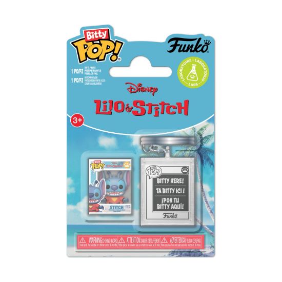 Picture of Funko Bitty Pop! & Accessories: Lilo & Stitch - Stitch Vinyl Figure & Keychain