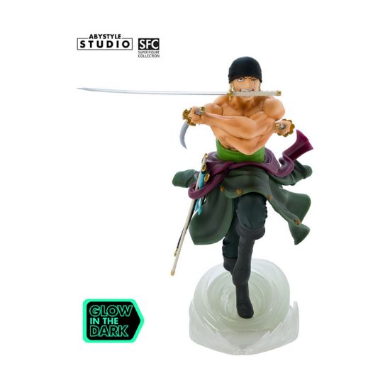 Picture of Abystyle: One Piece - Zoro (Glows in The Dark) Statue (24cm) (ABYFIG157)