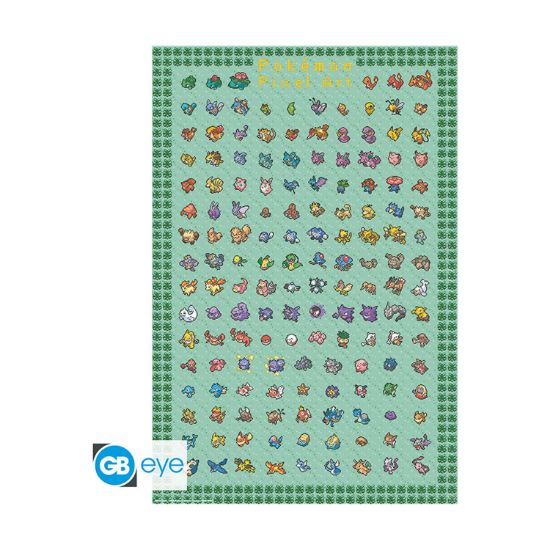 Picture of GB eye: Pokemon - Pixel Art Maxi Poster (91.5X61cm) (GBYDCOA042)